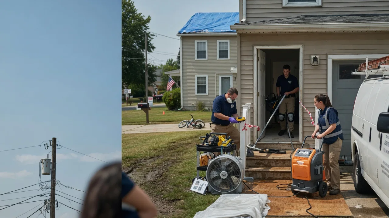 Water Damage Repair in Pottersdale, PA near me